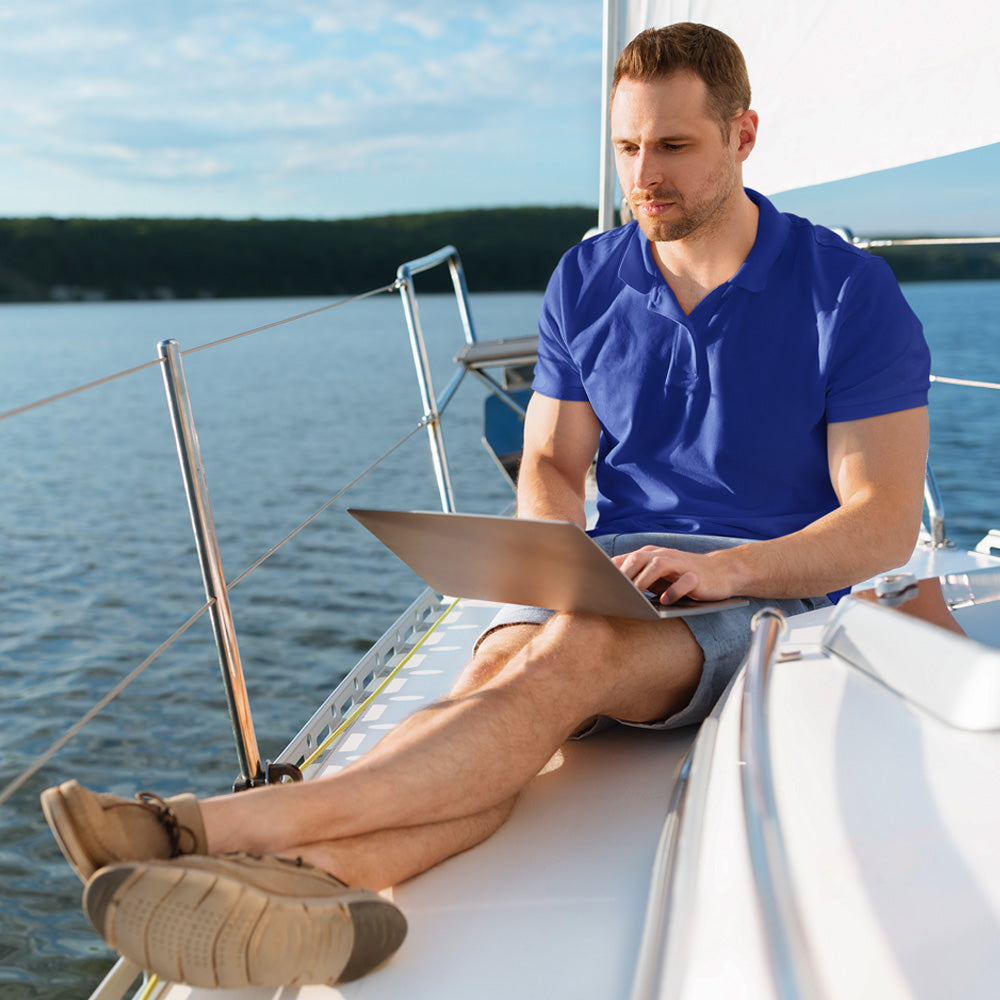 Royal Blue Polo T shirt | Premium Cotton | Wardrobe Essential