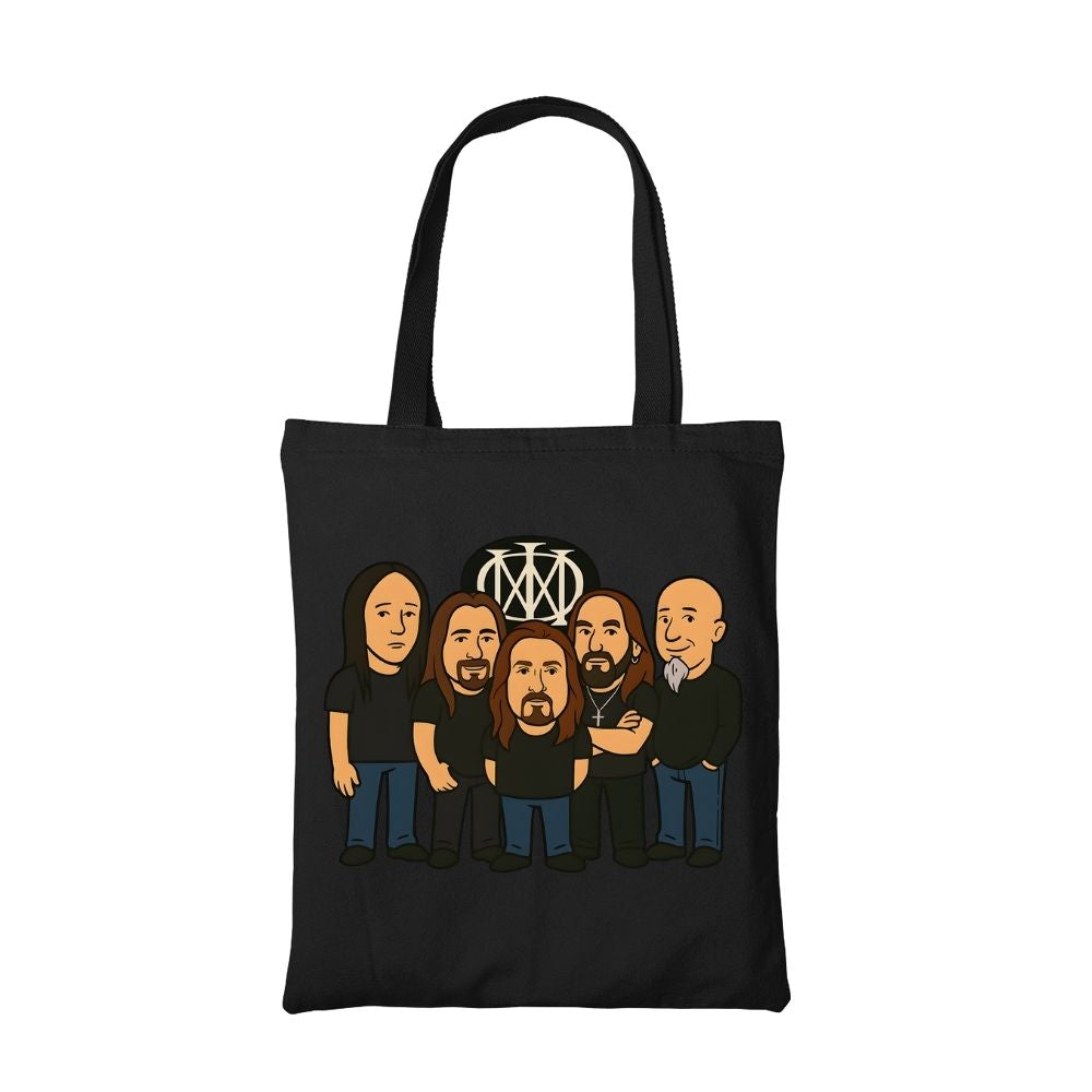 dream theater toon theater tote bag cotton printed music band buy online united states usa the banyan tee tbt men women girls boys unisex