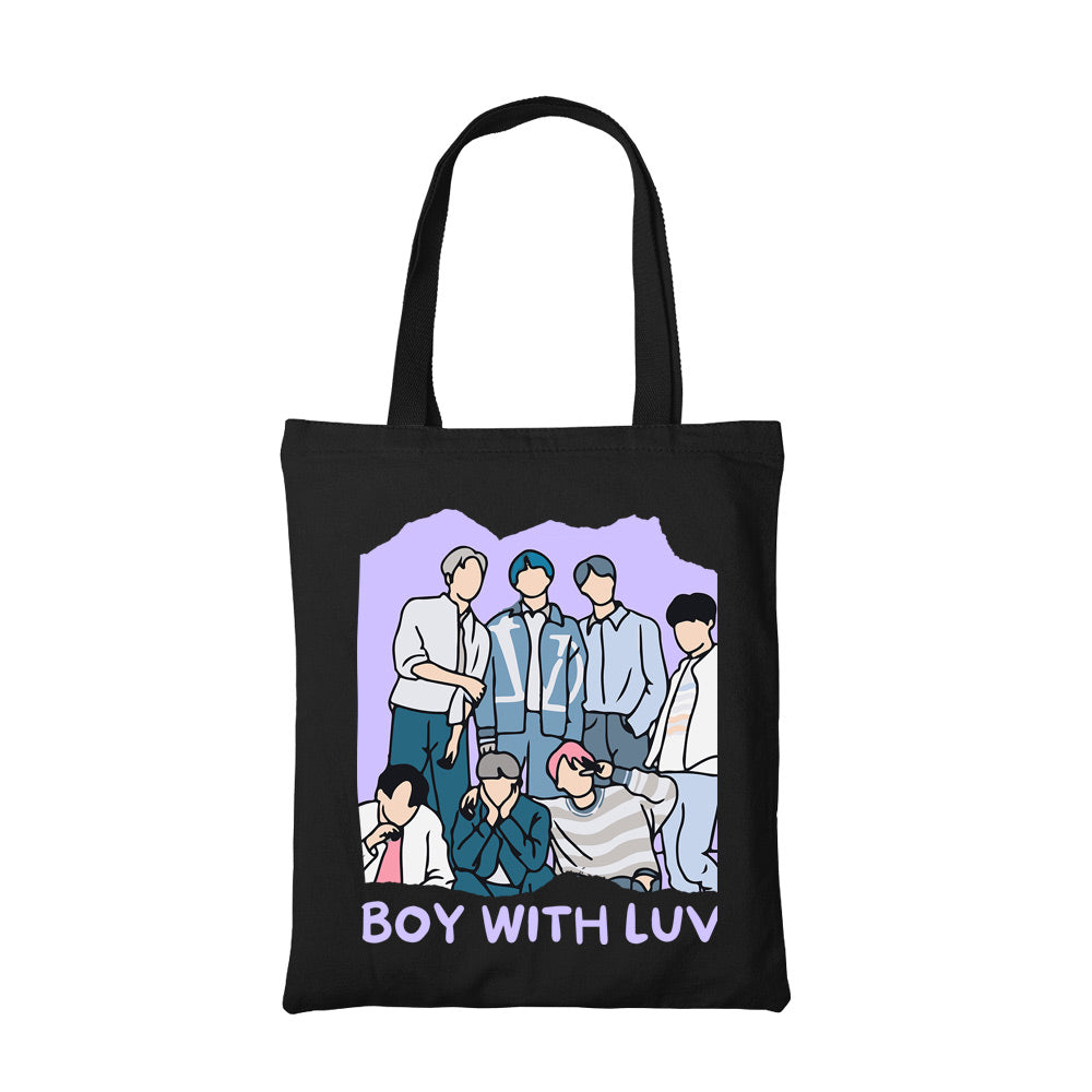 bts boy with luv tote bag music band buy online united states of america usa the banyan tee tbt men women girls boys unisex