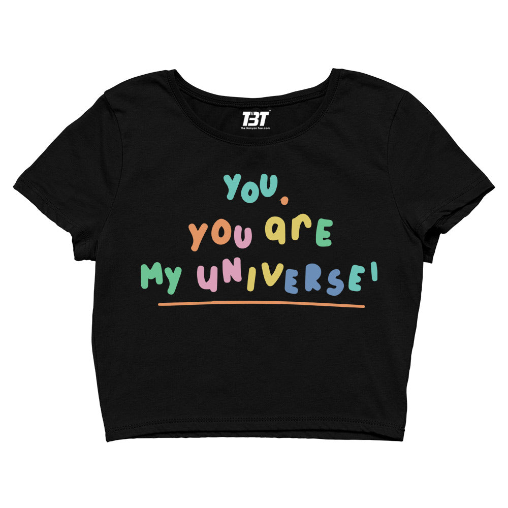 BTS x Coldplay Inspired Crop Top - My Universe