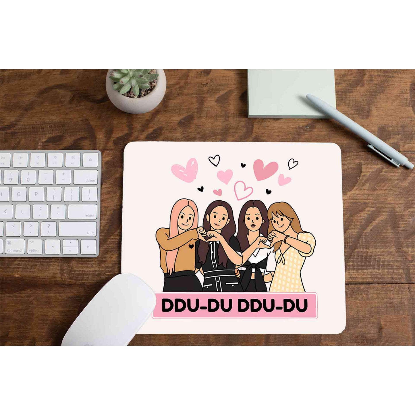black pink ddu du ddu du du mousepad logitech large anime music band buy online united states of america usa the banyan tee tbt men women girls boys unisex song k pop jennie lisa jisoo rose