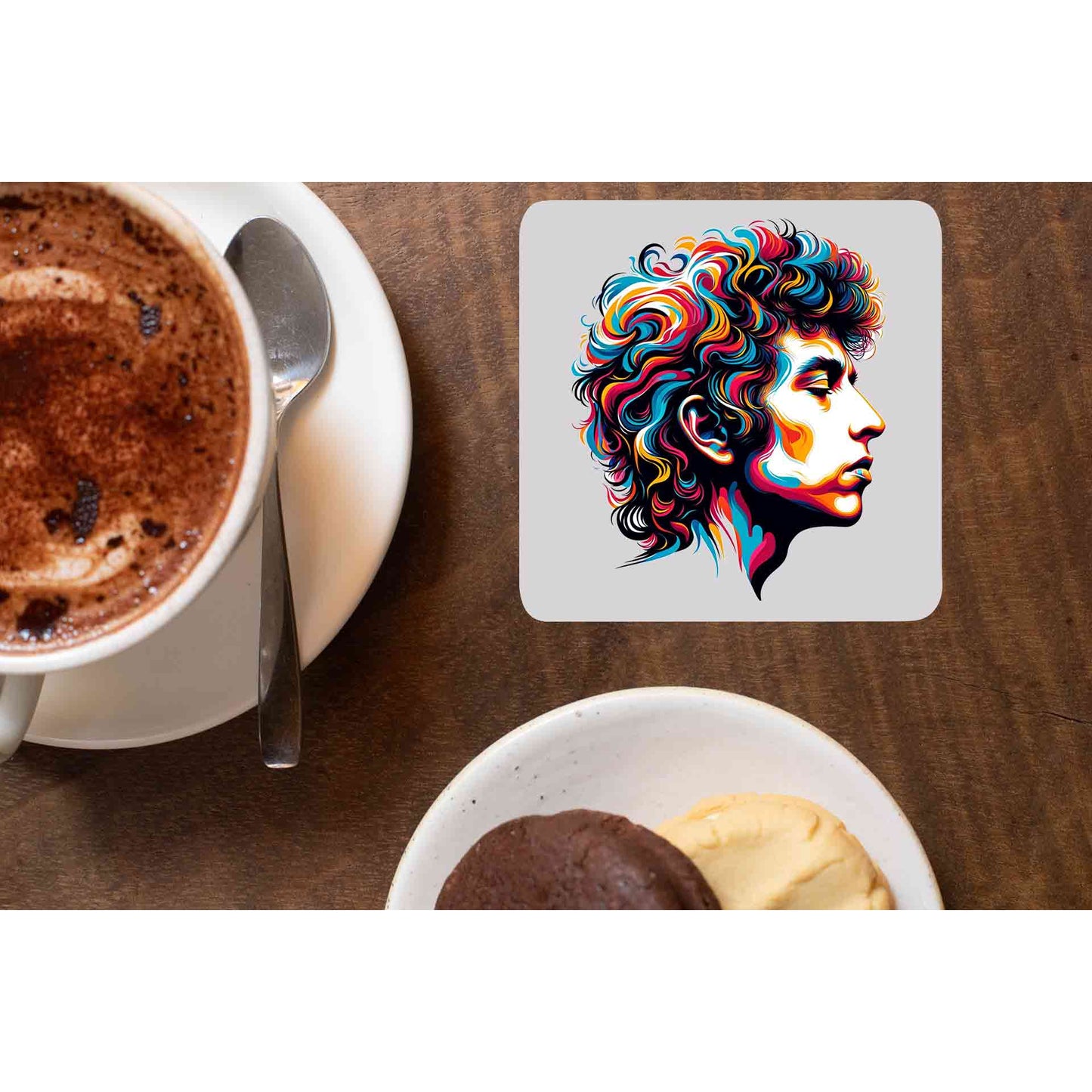 bob dylan fan art coasters wooden table cups indian music band buy online india the banyan tee tbt men women girls boys unisex