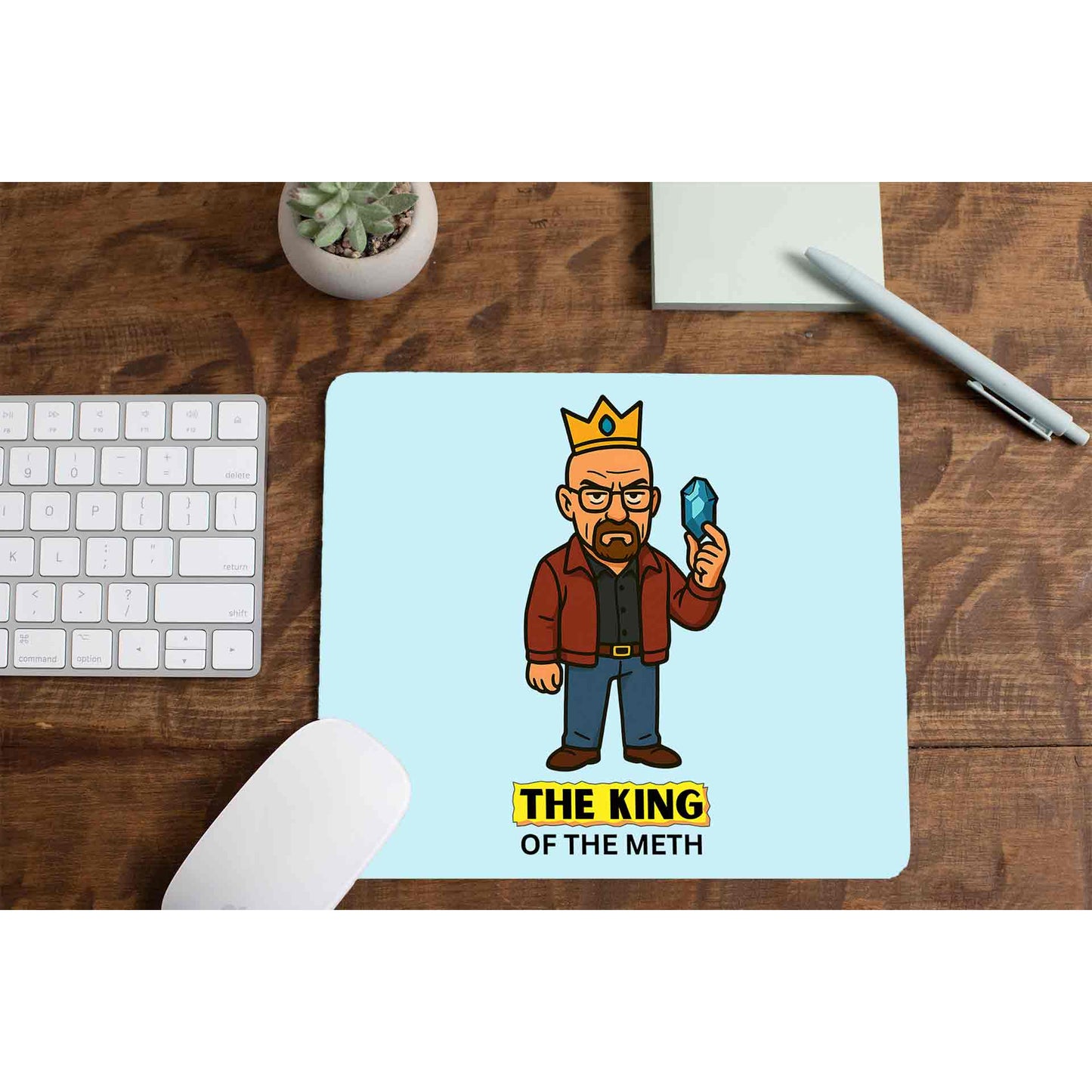 Breaking Bad Mousepad - King Of The Meth The Banyan Tee TBT