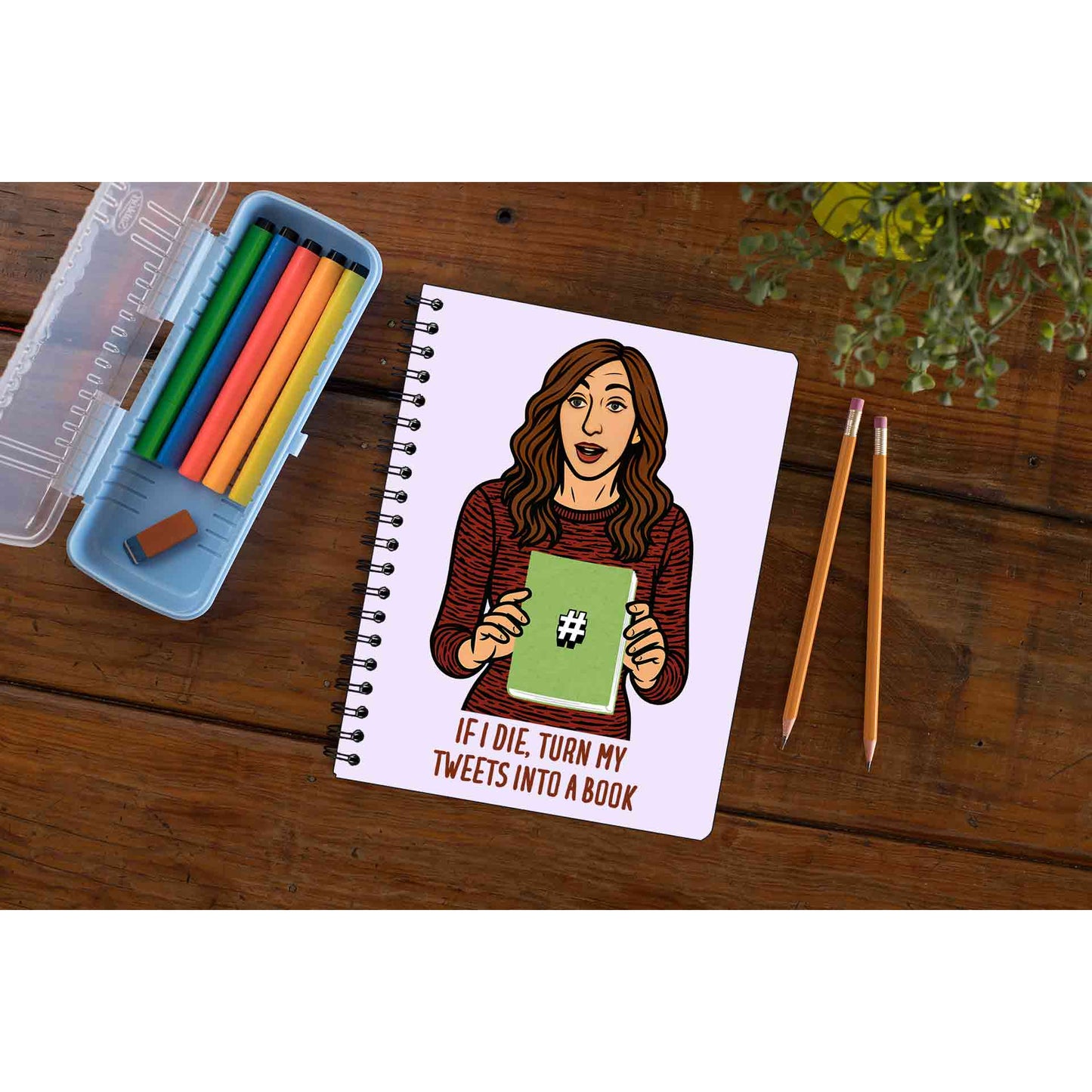 brooklyn nine-nine turn my tweets into a book notebook notepad diary buy online united states of america usa the banyan tee tbt unruled detective jake peralta terry charles boyle gina linetti andy samberg merchandise clothing acceessories