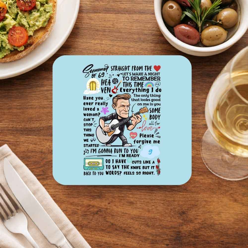 bryan adams everything i doodle coasters wooden table cups indian music band buy online india the banyan tee tbt men women girls boys unisex
