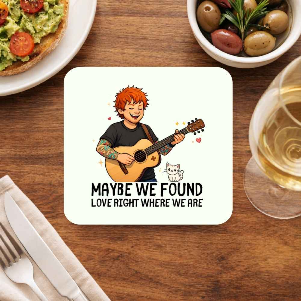 ed sheeran maybe we found love coasters wooden table cups united states usan music band buy online united states usa the banyan tee tbt men women girls boys unisex