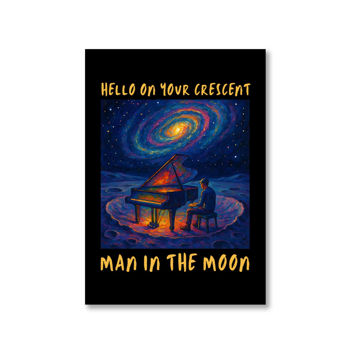 coldplay man in the moon poster wall art buy online united states usa the banyan tee tbt 8 x 10