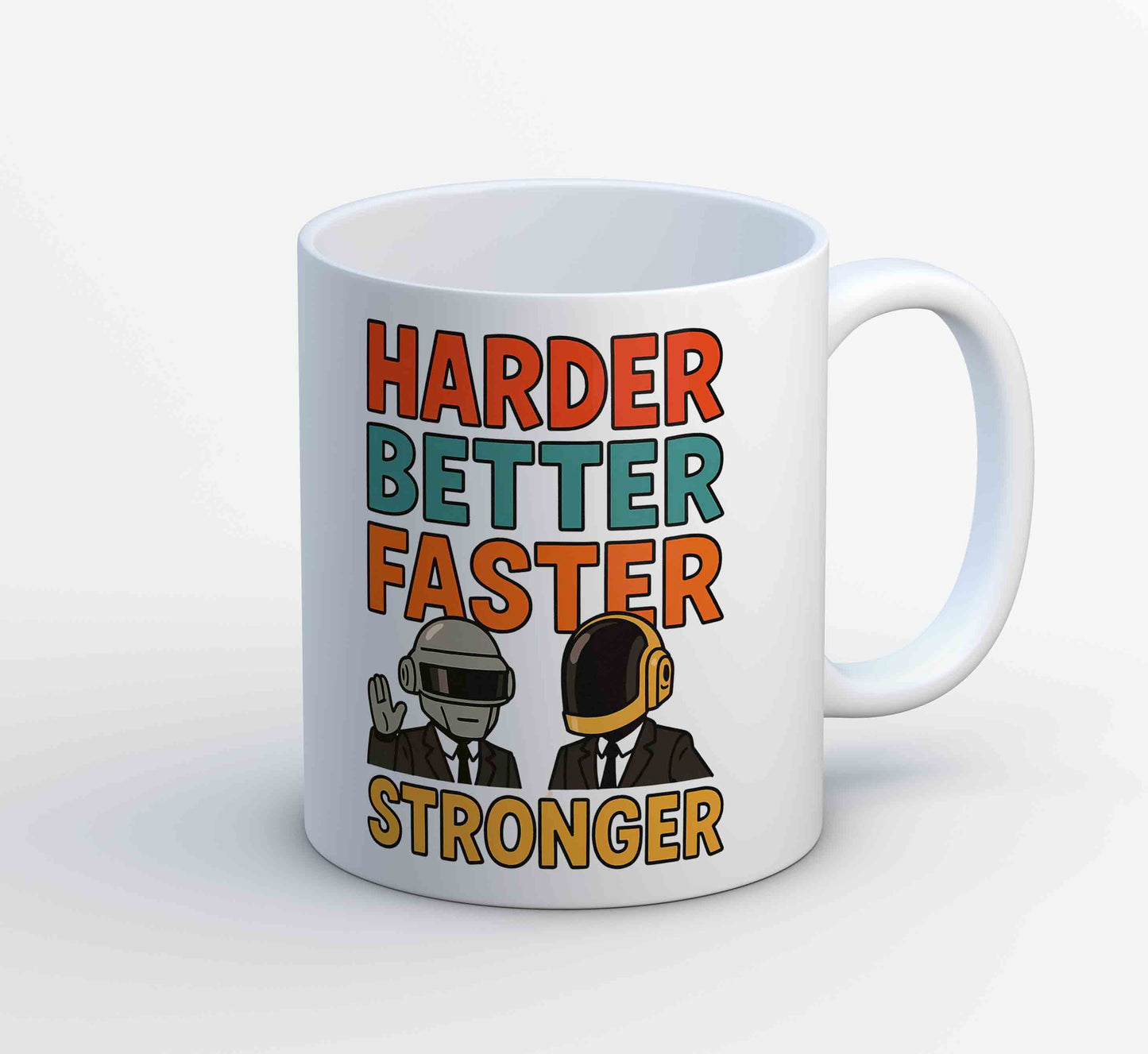 daft punk harder, better, faster, stronger mug coffee ceramic music band buy online usa united states of america the banyan tee tbt men women girls boys unisex