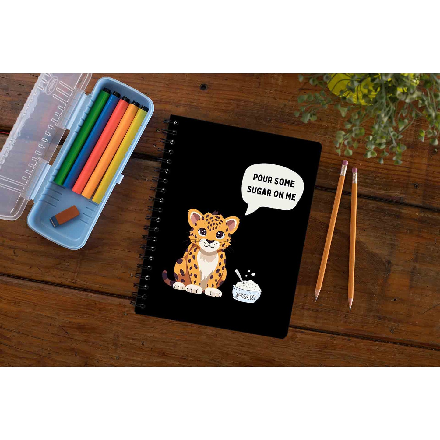def leppard pour some sugar notebook notepad diary buy online united states usa the banyan tee tbt unruled