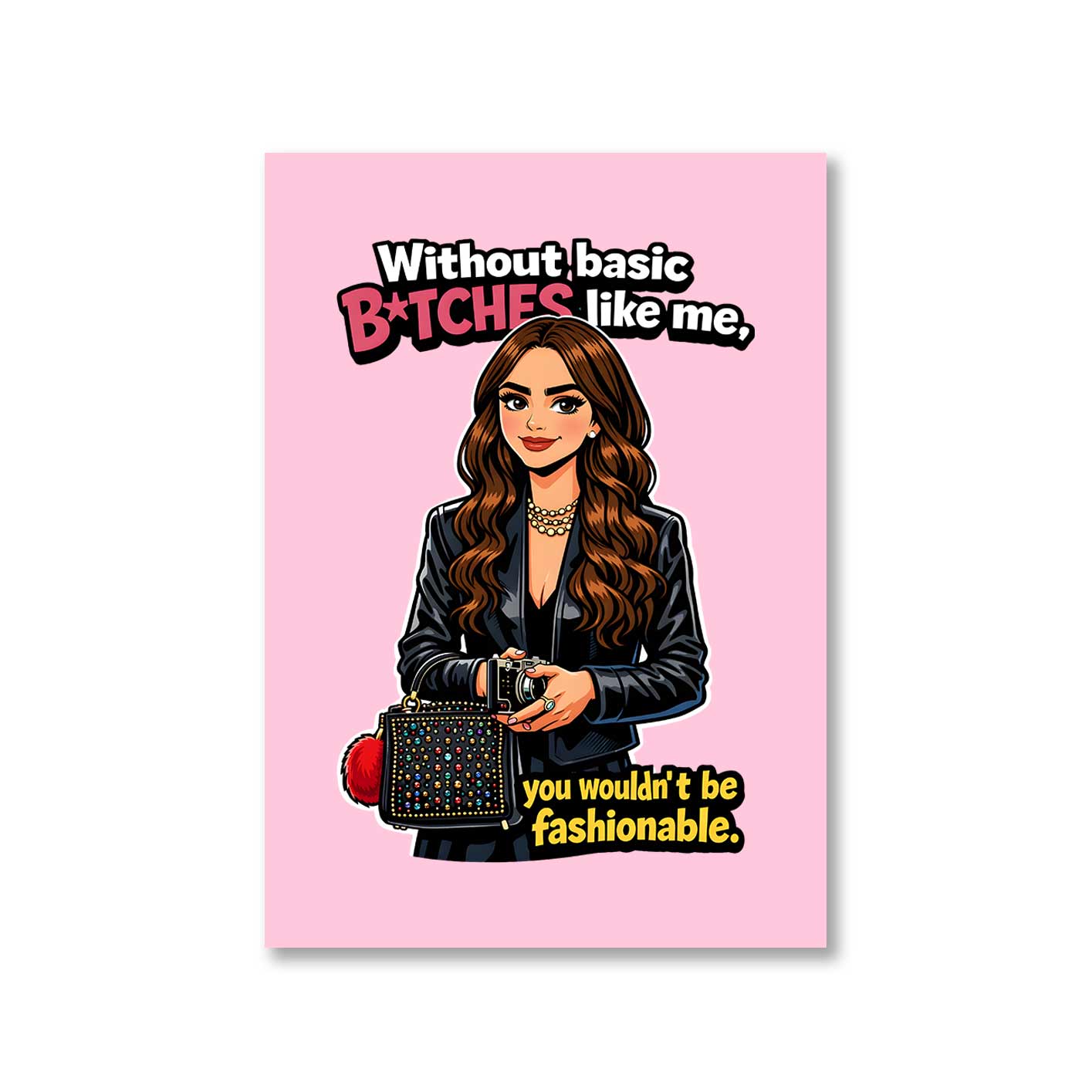 emily in paris fashionable poster wall art buy online united states usa the banyan tee tbt 8 x 10