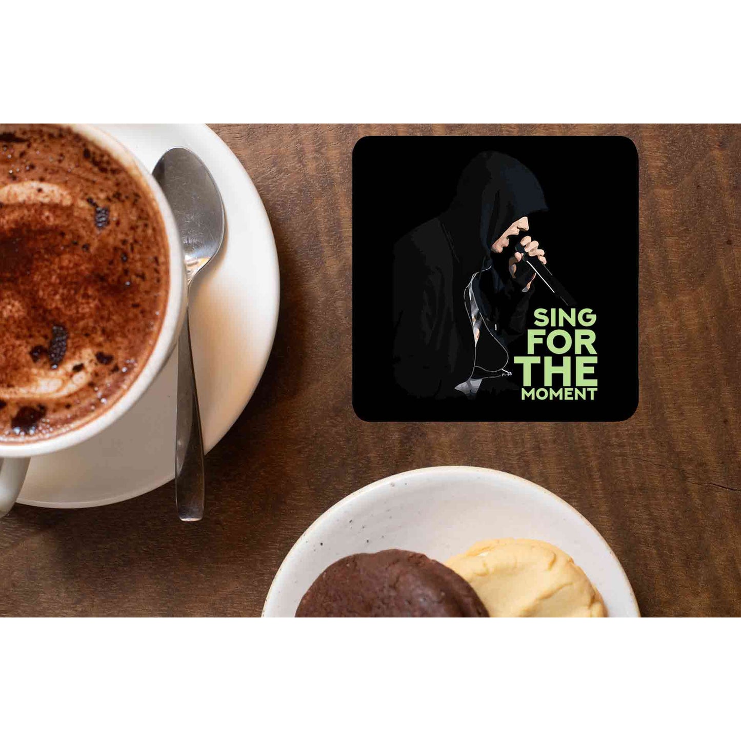 eminem sing for the moment coasters wooden table cups indian music band buy online india the banyan tee tbt men women girls boys unisex