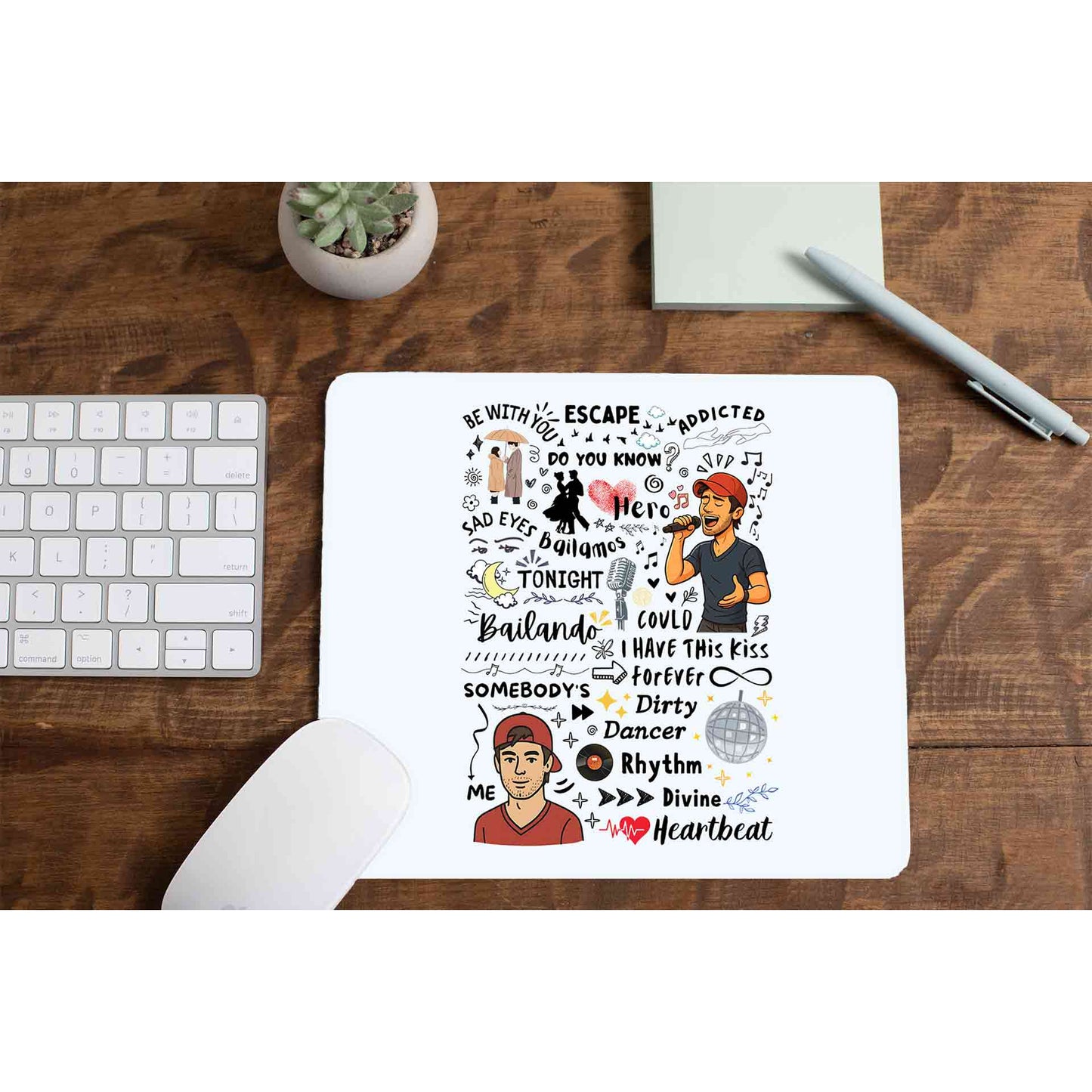 enrique the doodle escape mousepad logitech large anime music band buy online united states usa the banyan tee tbt men women girls boys unisex