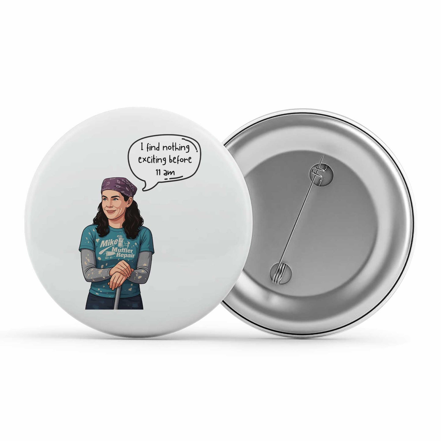 gilmore girls before 11 am badge pin button tv & movies buy online united states us the banyan tee tbt men women girls boys unisex