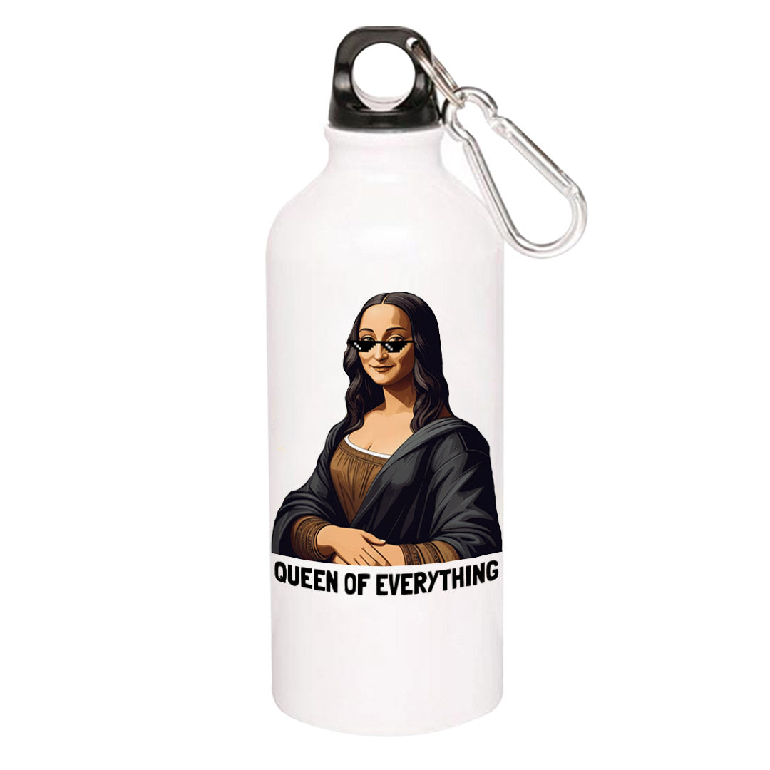 printed queen of everything sipper steel water bottle flask gym shaker printed graphic stylish buy online india the banyan tee tbt men women girls boys unisex