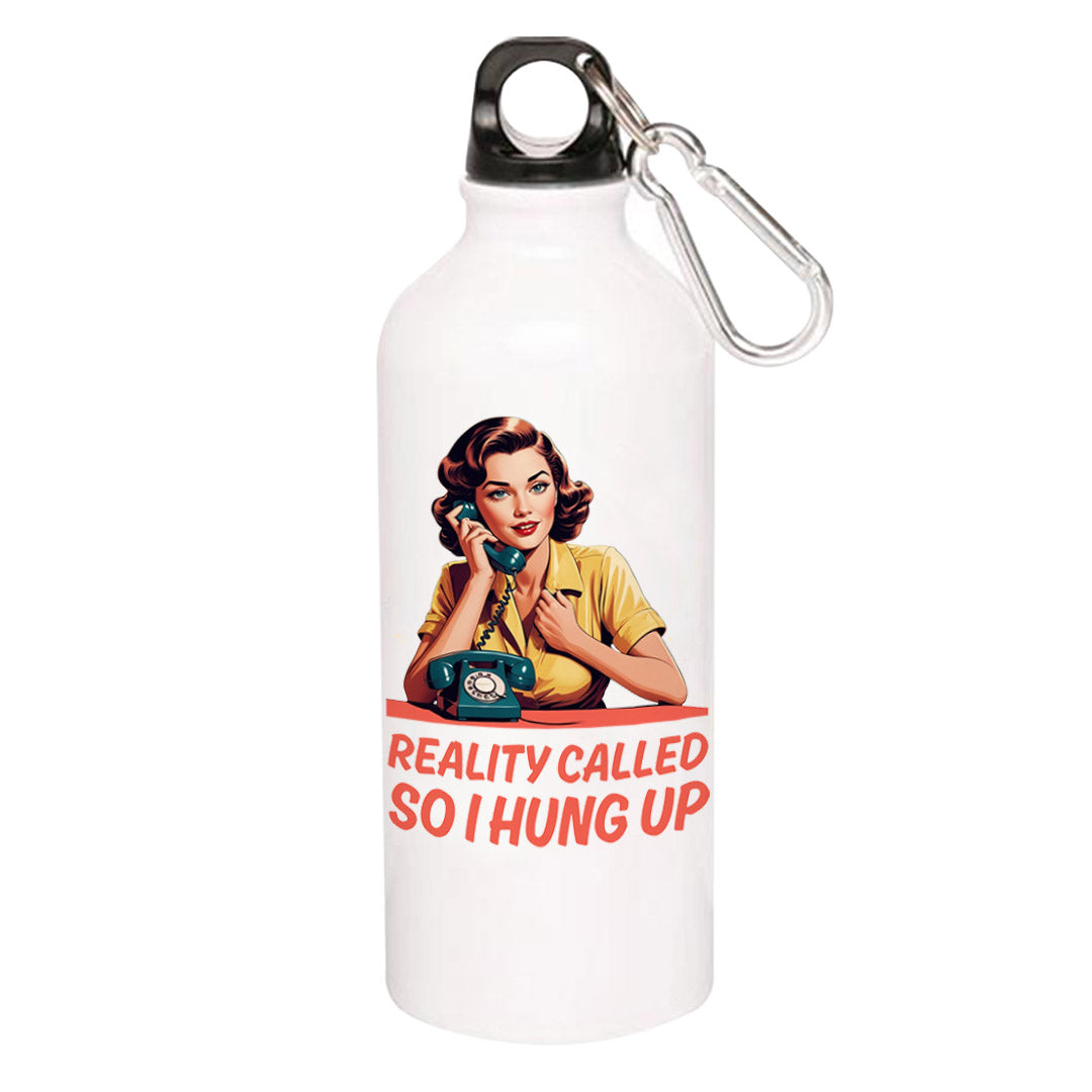printed reality called sipper steel water bottle flask gym shaker printed graphic stylish buy online india the banyan tee tbt men women girls boys unisex