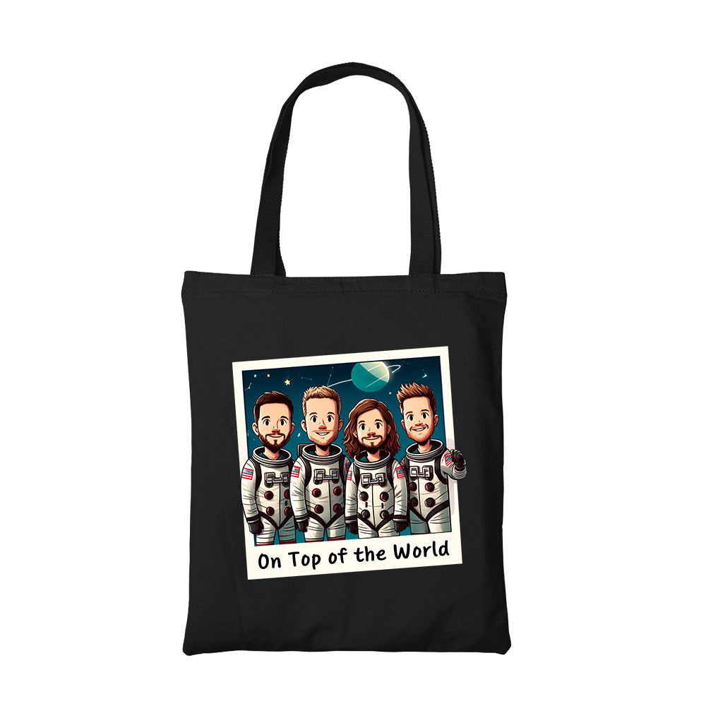 imagine dragons top of the world tote bag music band buy online united states of america usa the banyan tee tbt men women girls boys unisex