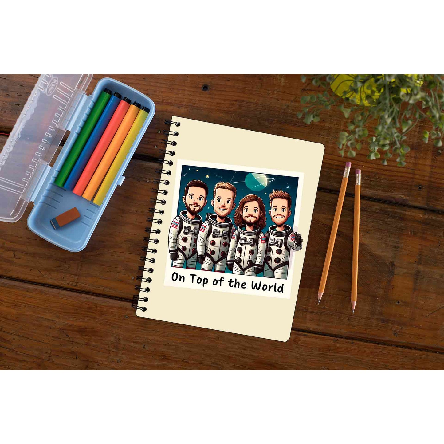 imagine dragons top of the world notebook notepad diary buy online united states of america usa the banyan tee tbt unruled