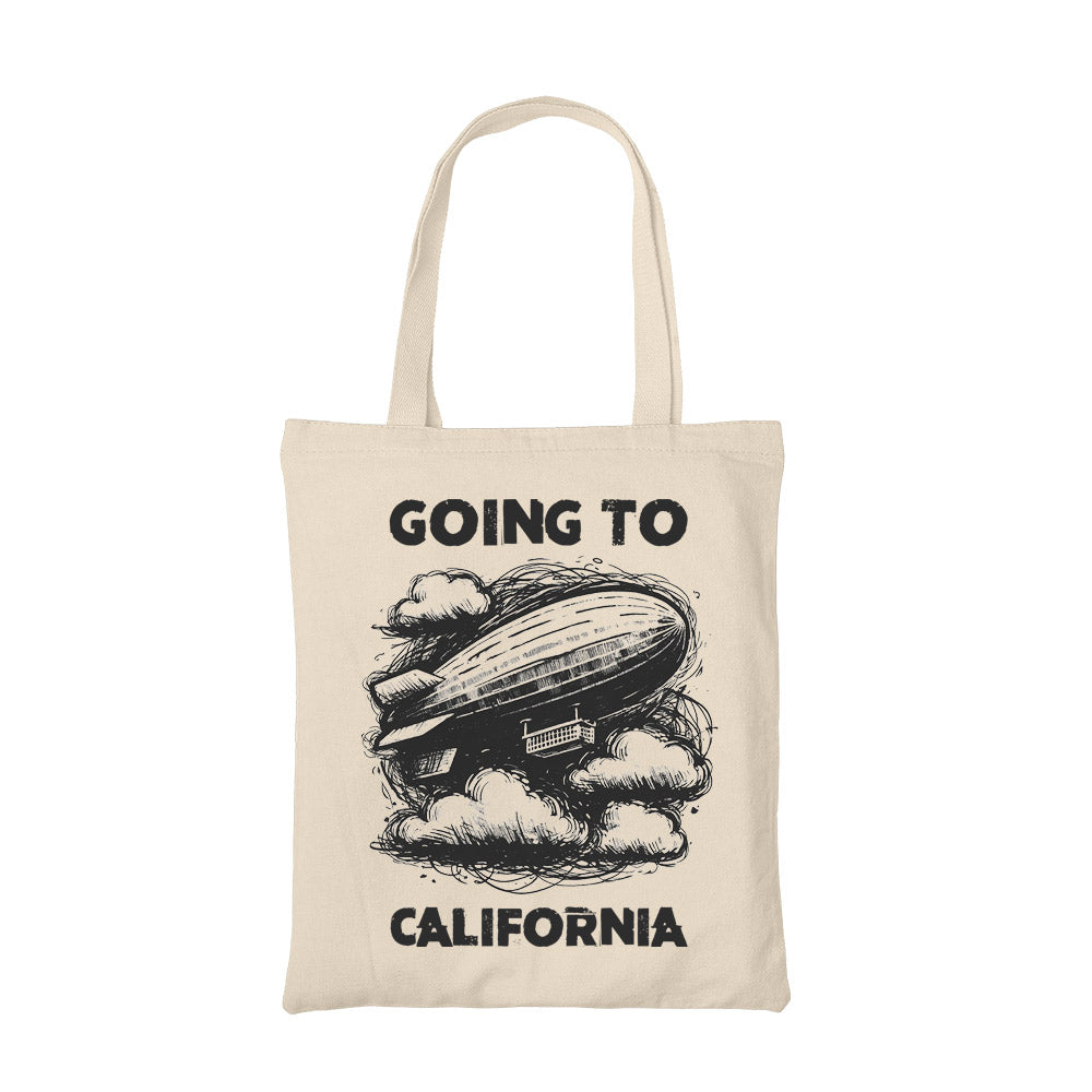 led zeppelin going to california tote bag music band buy online united states of america usa the banyan tee tbt men women girls boys unisex