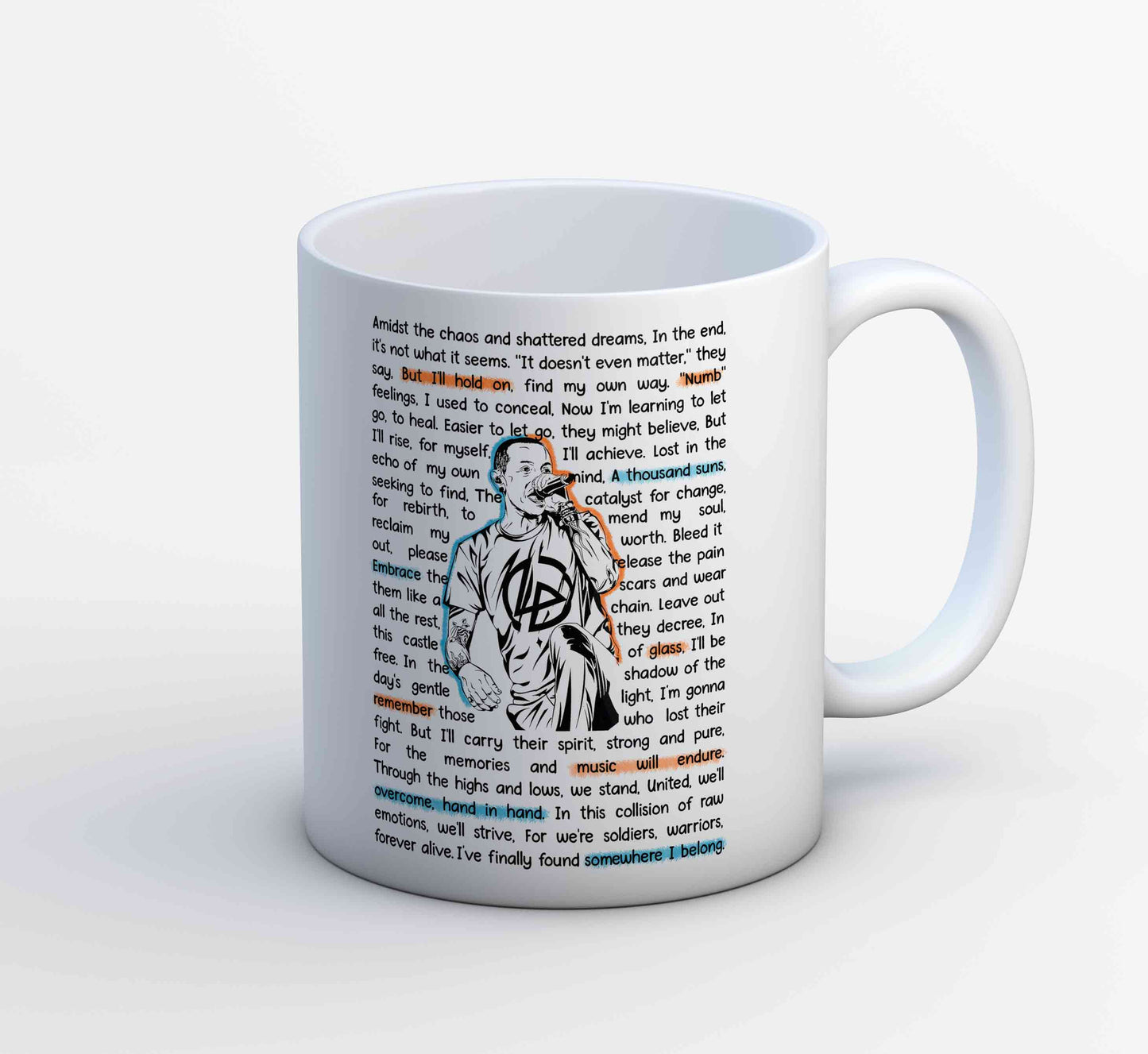 linkin park song story mug coffee ceramic music band buy online usa united states of america the banyan tee tbt men women girls boys unisex