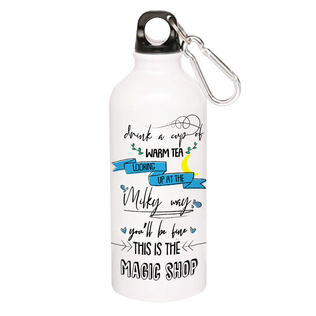 BTS Sipper Metal Water Bottle The Banyan Tee TBT for gym girls adults straw drinking stylish online 1 litre milton 750 ml Bangtan Boys K Pop Music