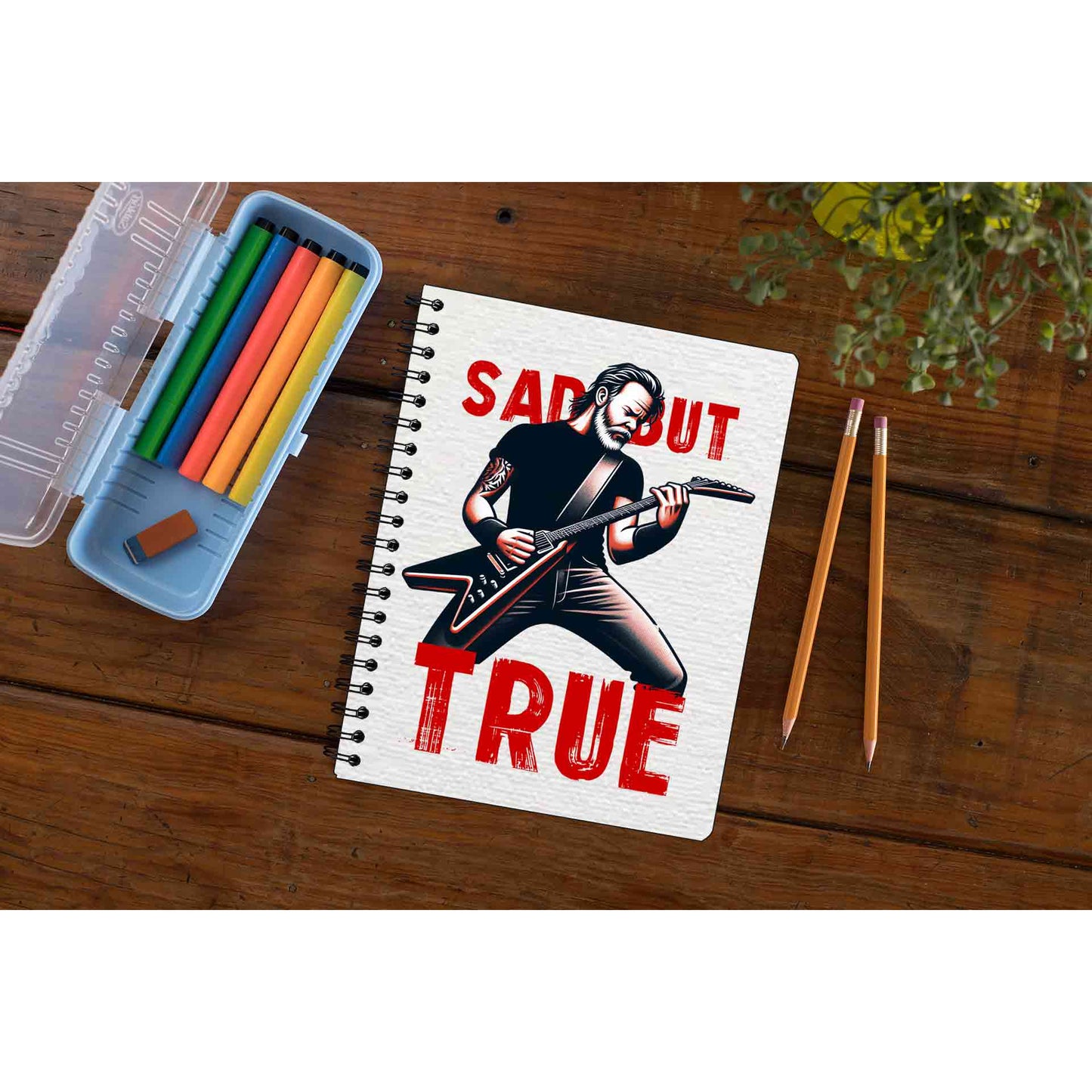 metallica sad but true notebook notepad diary buy online united states of america usa the banyan tee tbt unruled