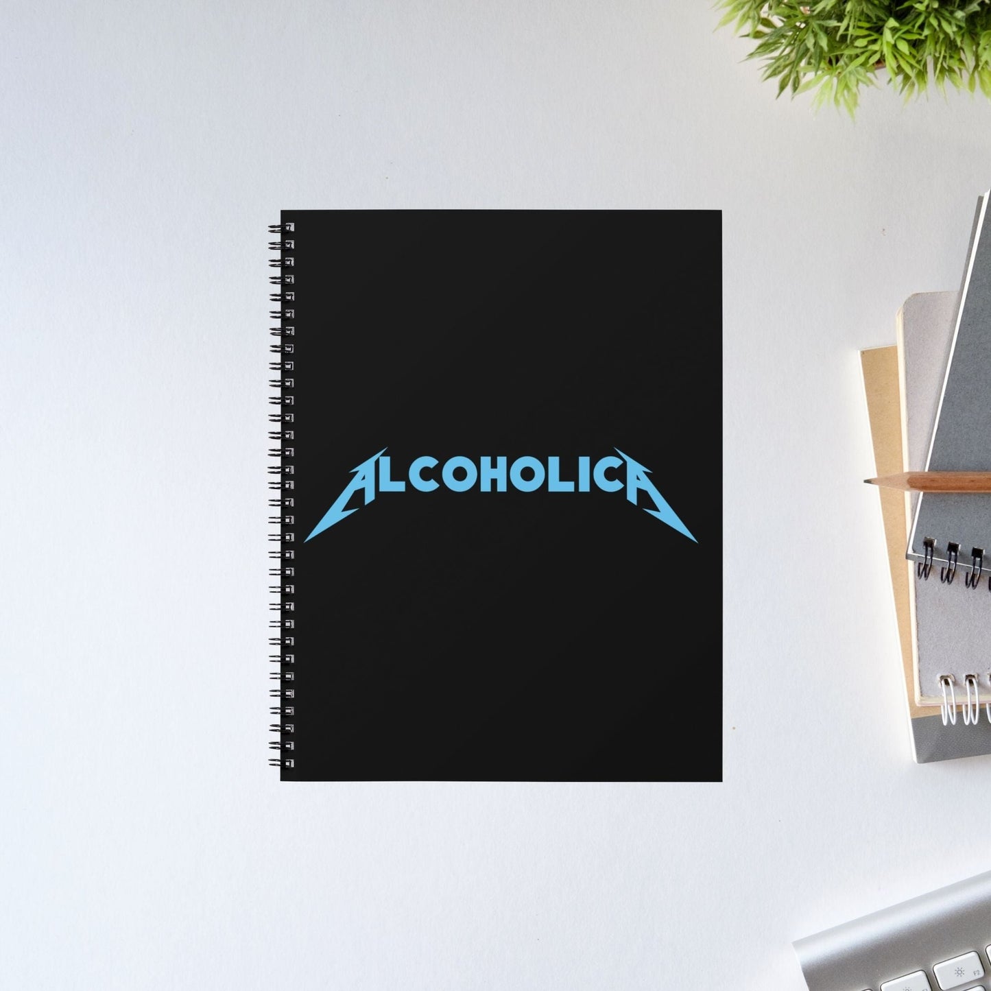 metallica alcoholica notebook notepad diary buy online united states usa the banyan tee tbt unruled