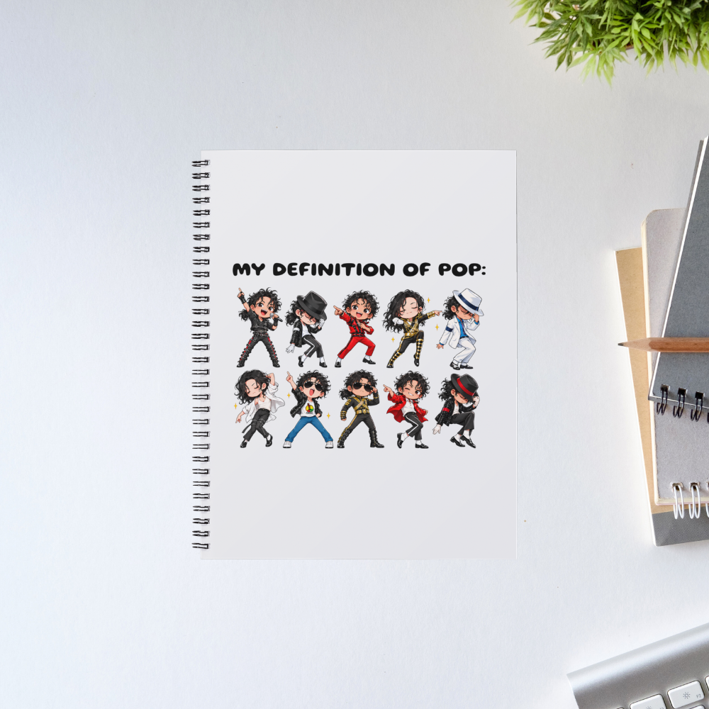 michael jackson my definition of pop notebook notepad diary buy online united states usa the banyan tee tbt unruled