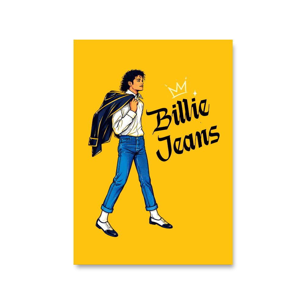 michael jackson billie jeans poster wall art buy online united states usa the banyan tee tbt 8 x 10