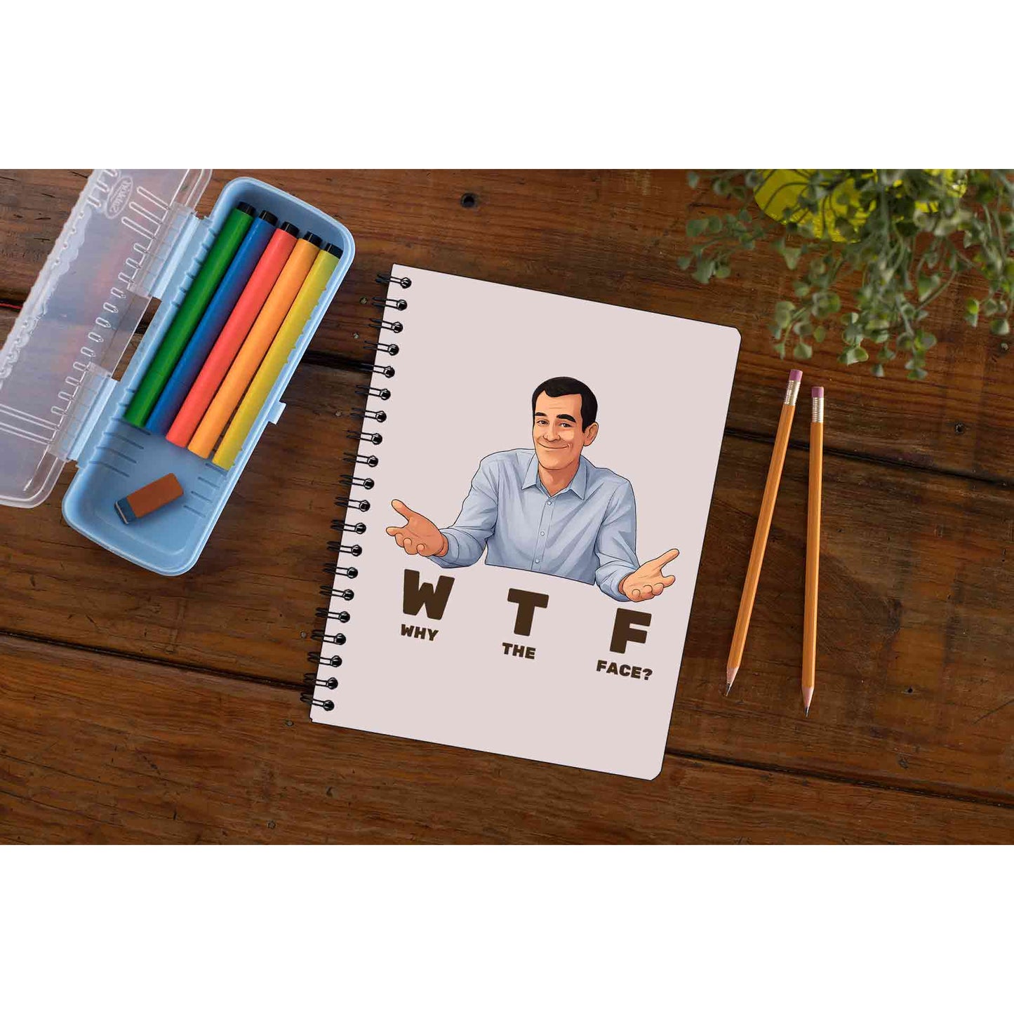 modern family why the face notebook notepad diary buy online united states us the banyan tee tbt unruled