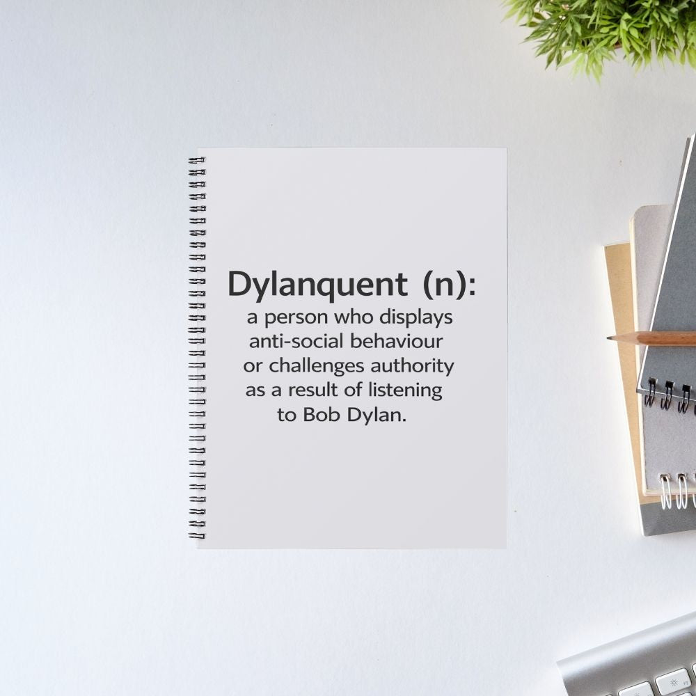 bob dylan dylanquent notebook notepad diary buy online united states usa the banyan tee tbt unruled