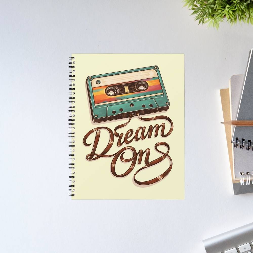aerosmith dream on notebook notepad diary buy online united states usa the banyan tee tbt unruled