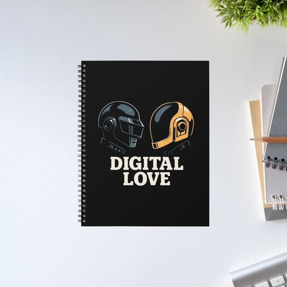 daft punk digital love notebook notepad diary buy online united states of america usa the banyan tee tbt unruled