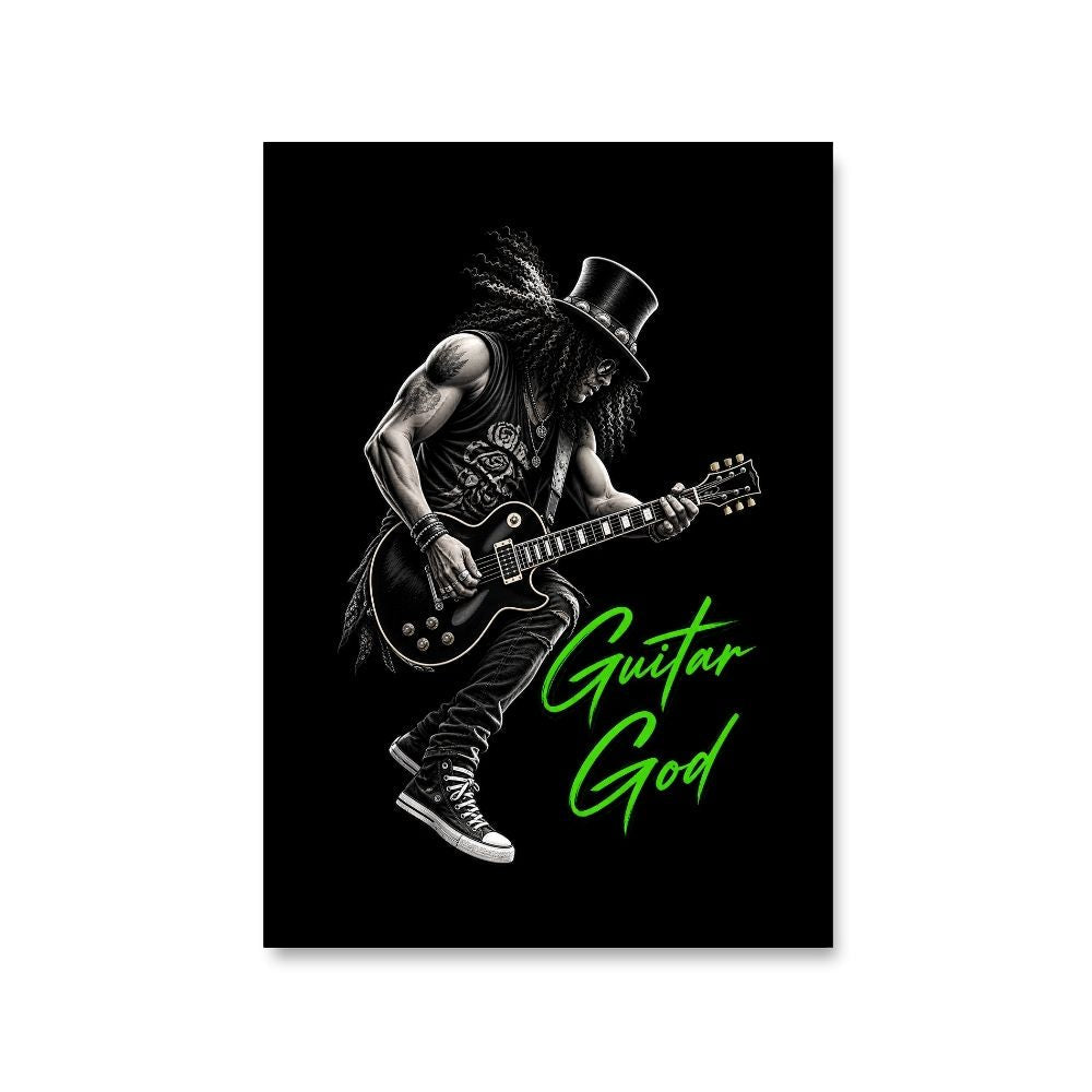 guns n' roses guitar god poster wall art buy online united states usa the banyan tee tbt 8 x 10