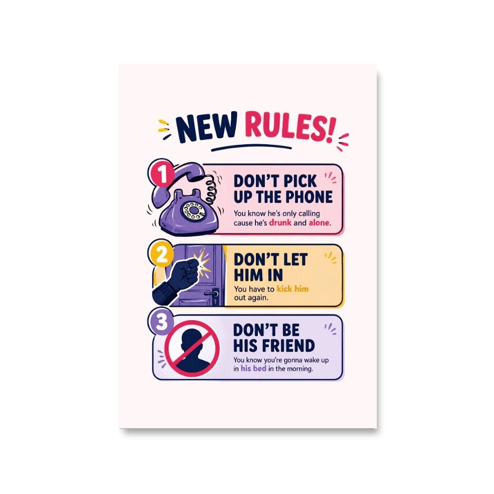 dua lipa new rules poster wall art buy online india the banyan tee tbt 8 x 10