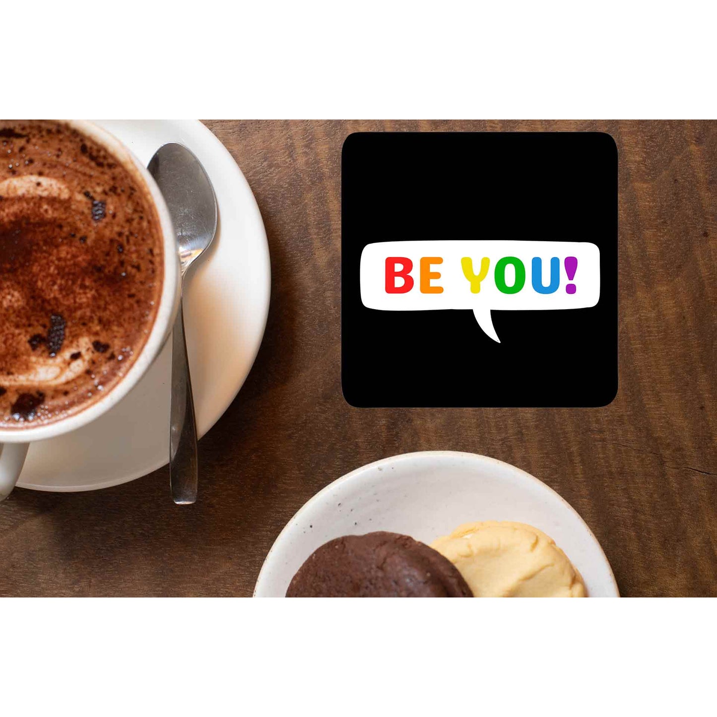 pride be you coasters wooden table cups indian printed graphic stylish buy online india the banyan tee tbt men women girls boys unisex - lgbtqia+