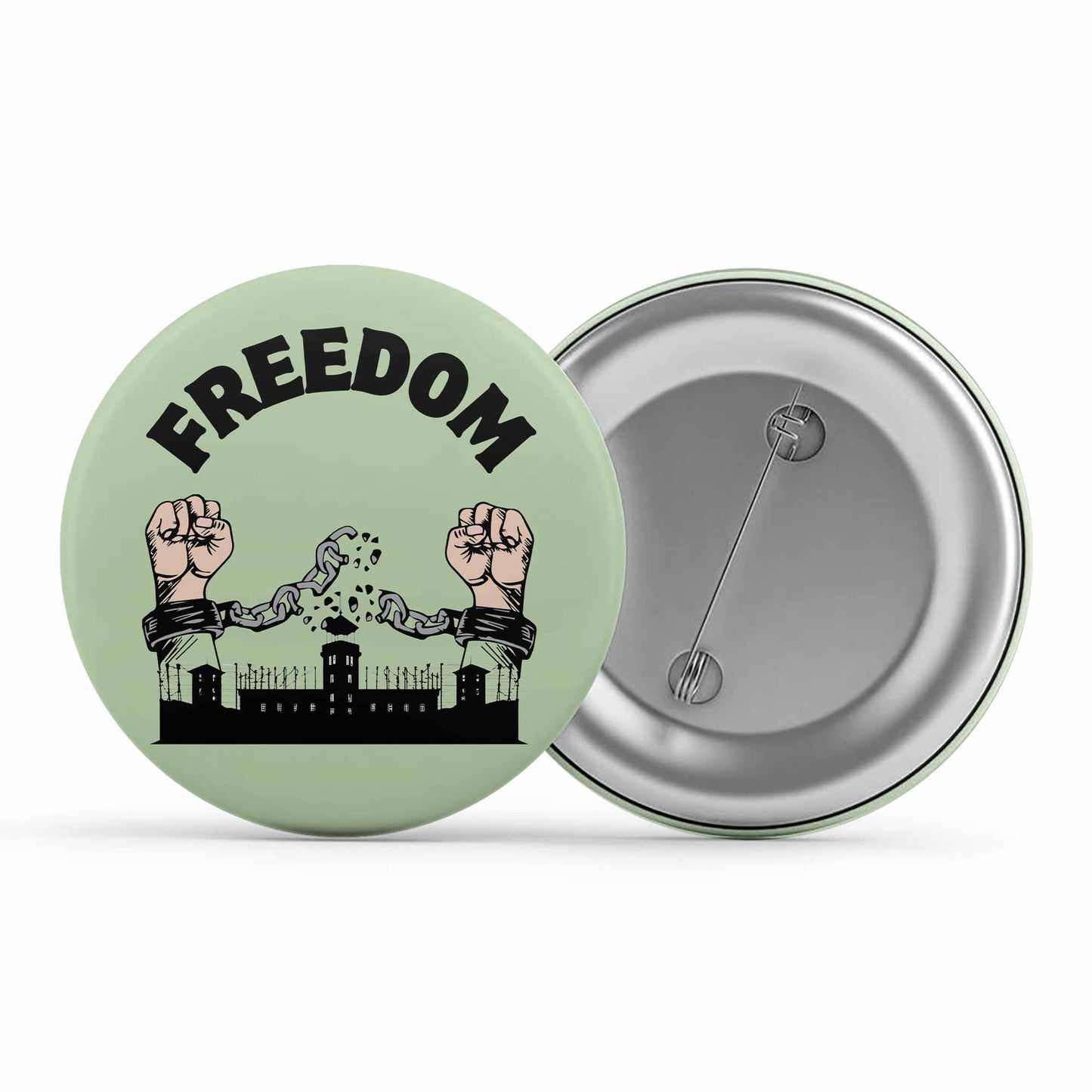 prison break freedom badge pin button tv & movies buy online united states us the banyan tee tbt men women girls boys unisex