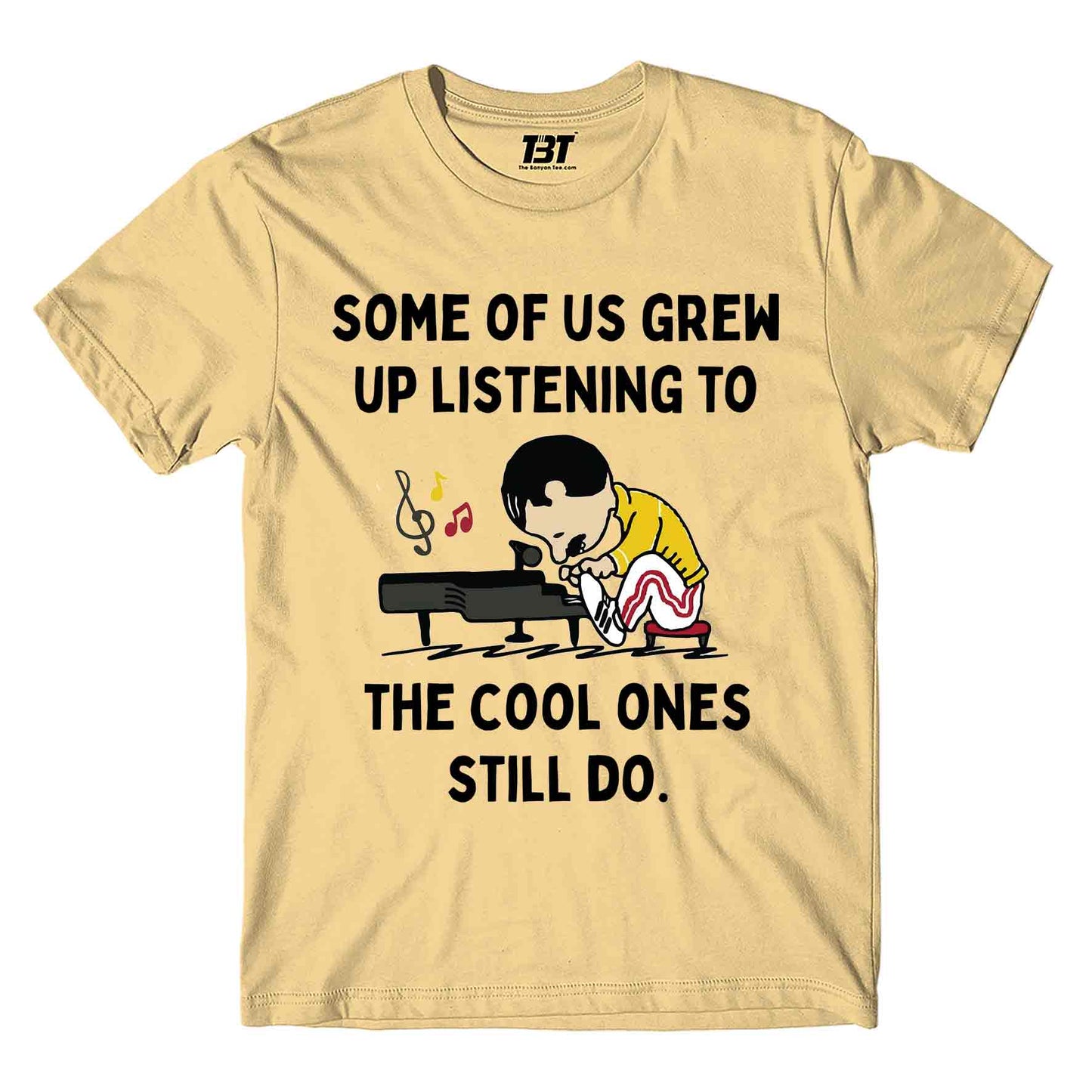 queen cool ones still do t-shirt music band buy online united states usa the banyan tee tbt men women girls boys unisex beige