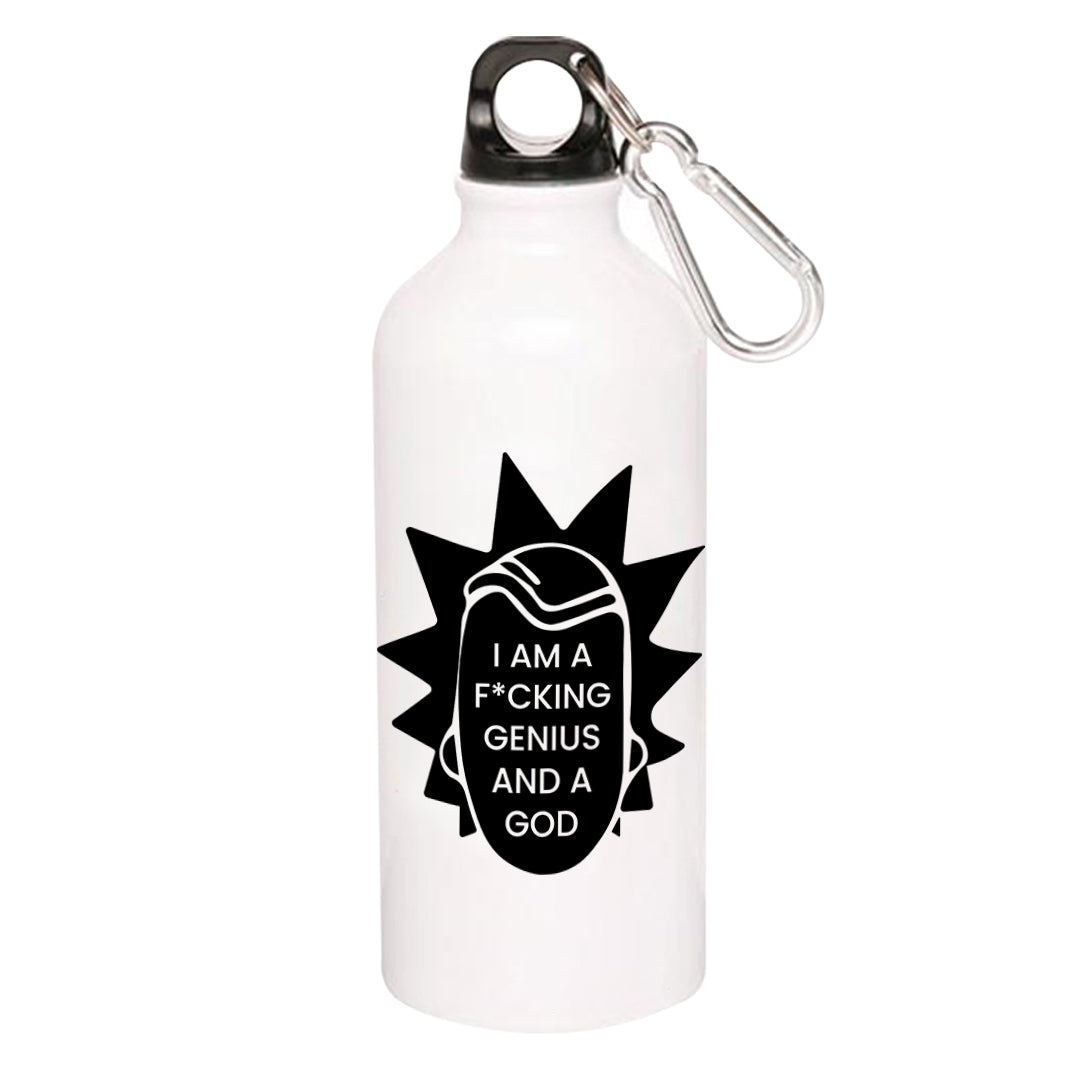 rick and morty genius sipper steel water bottle flask gym shaker buy online india the banyan tee tbt men women girls boys unisex rick and morty online summer beth mr meeseeks jerry quote vector art clothing accessories merchandise
