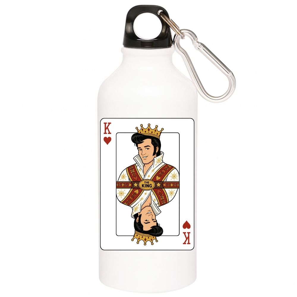 elvis presley the king of rock and roll sipper steel water bottle flask gym shaker music band buy online india the banyan tee tbt men women girls boys unisex