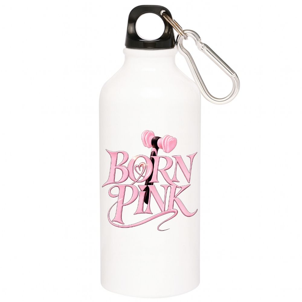black pink born pink sipper steel water bottle flask gym shaker music band buy online india the banyan tee tbt men women girls boys unisex