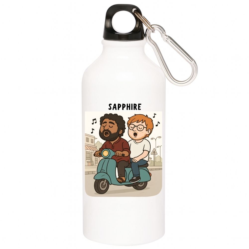 ed sheeran sapphire sipper steel water bottle flask gym shaker music band buy online india the banyan tee tbt men women girls boys unisex