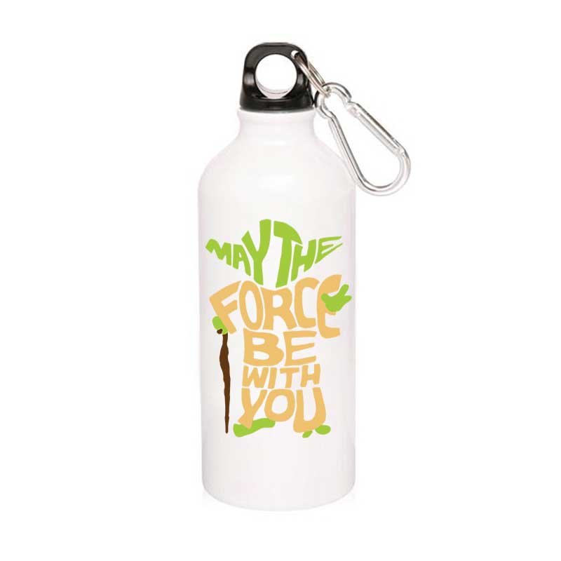 star wars may the force be with you sipper steel water bottle flask gym shaker tv & movies buy online india the banyan tee tbt men women girls boys unisex yoda