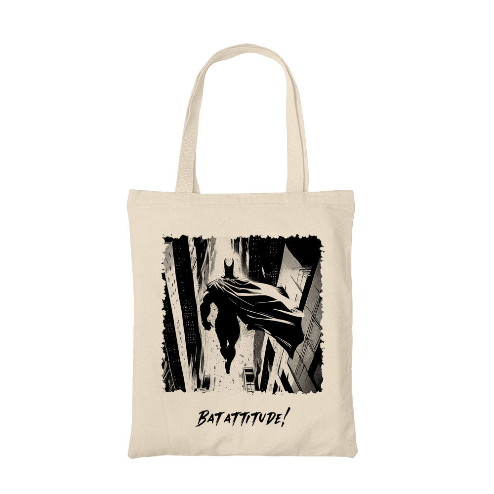 superheroes bat attitude tote bag tv & movies buy online united states of america usa the banyan tee tbt men women girls boys unisex