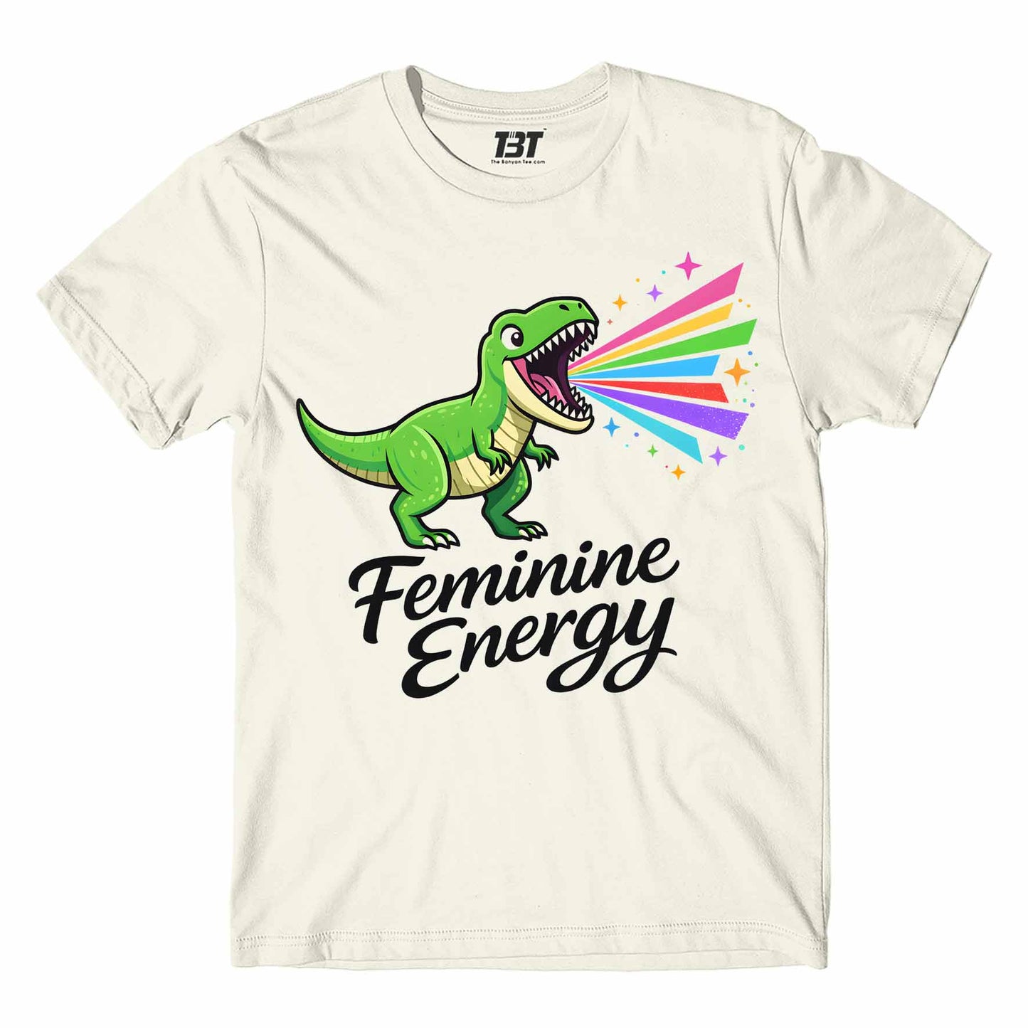 printed graphic feminine energy t-shirt printed graphic stylish buy online united states usa the banyan tee tbt men women girls boys unisex off white