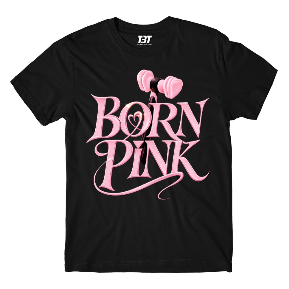 black pink born pink t-shirt music band buy online united states usa the banyan tee tbt men women girls boys unisex black