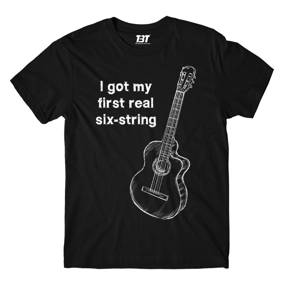 bryan adams six string t-shirt music band buy online united states usa the banyan tee tbt men women girls boys unisex black