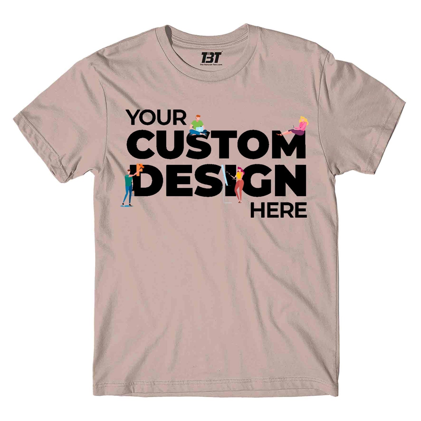 customized custom t-shirt shirt black the banyan tee your design here