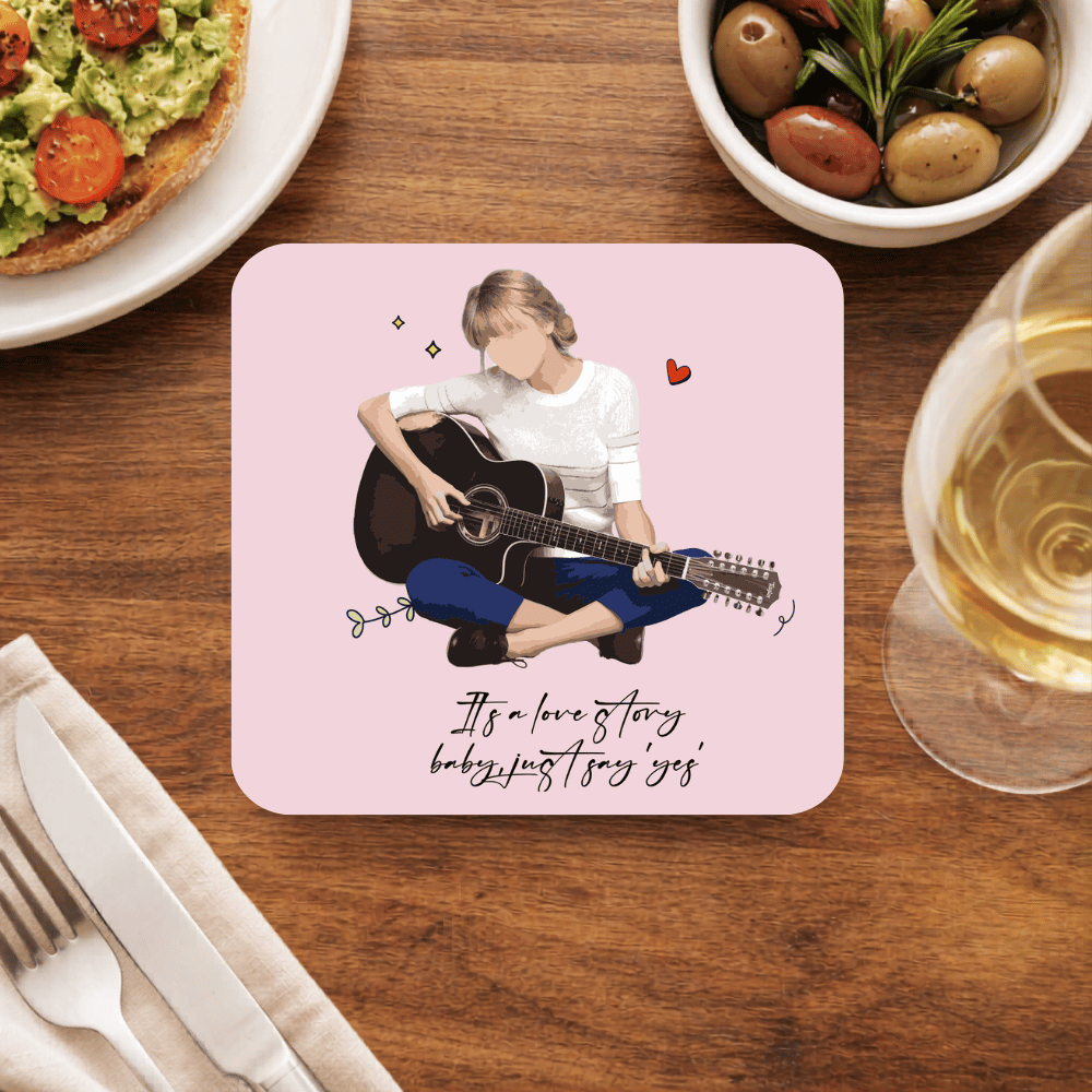 taylor swift love story coasters wooden table cups indian music band buy online india the banyan tee tbt men women girls boys unisex