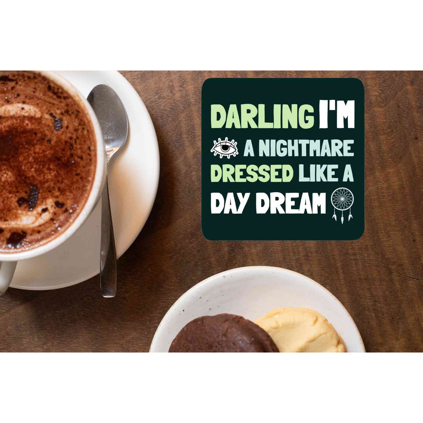 taylor swift blank space coasters wooden table cups indian music band buy online india the banyan tee tbt men women girls boys unisex darling i'm a nightmare dressed like a daydream