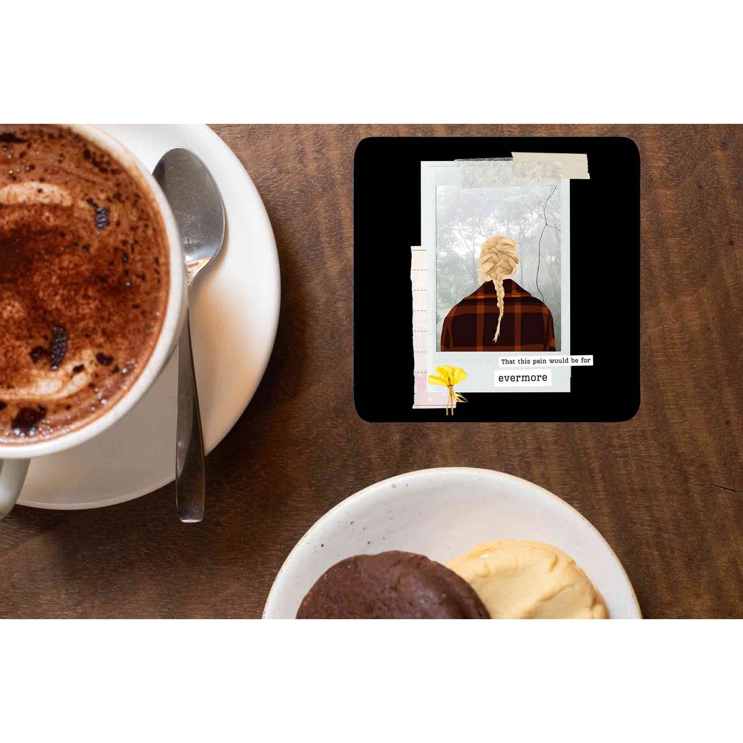 taylor swift evermore coasters wooden table cups indian music band buy online india the banyan tee tbt men women girls boys unisex